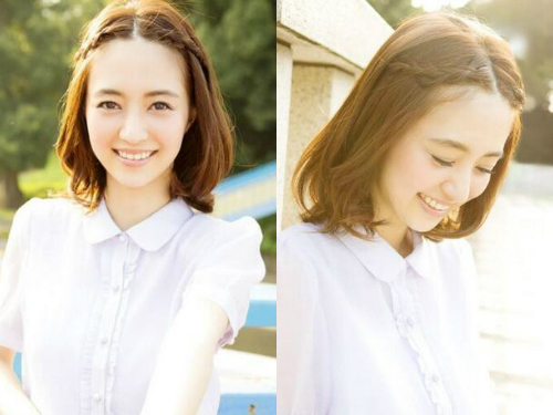 最惹人喜歡的2022年春季梨花頭發型圖片