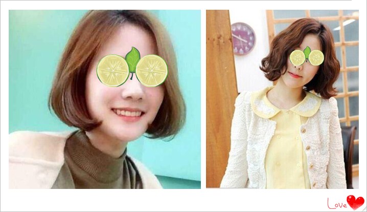 臉型短的適合什么發型