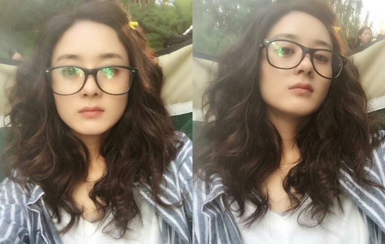趙麗穎長發(fā)造型惹人愛，清爽秀麗魅力十足