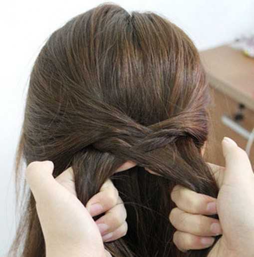 一款淑女氣質的直發發型DIY