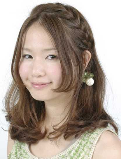 甜美劉海編發DIY四步快速打造