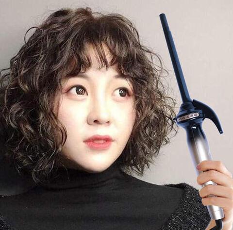 女生短發方便面卷發發型圖片