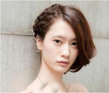 中等短發怎么扎好看女生中等短發發型效果圖