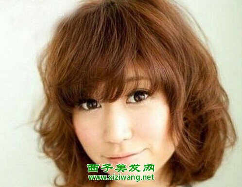 女生短發陶瓷燙效果圖