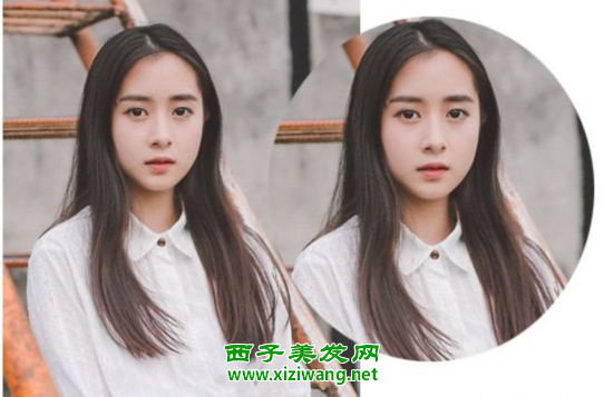 齊肩韓式直發發型圖片清新脫俗美女范