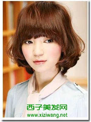 春季清爽短發發型圖片