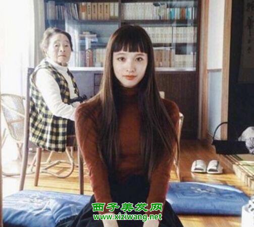 眉上劉海如何扎女生眉上劉海發型效果圖