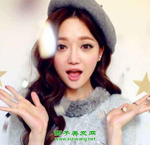 心形臉適合的長卷發發型圖片心形臉女生如何扎長卷發好看
