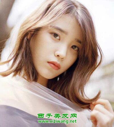 蜂蜜茶色燙什么發型　女生蜂蜜茶色燙發效果圖