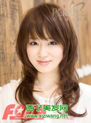 女士紋理燙效果圖