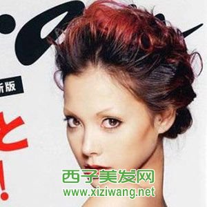 沒有劉海的發型圖片