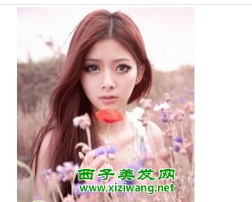 適合美女中分直發(fā)發(fā)型圖片