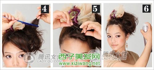 齊肩卷發扎法步驟,最流行齊肩發型