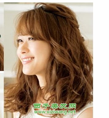 美女好看劉海發(fā)型圖片
