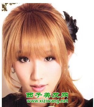 簡單漂亮的女生劉海發型大全