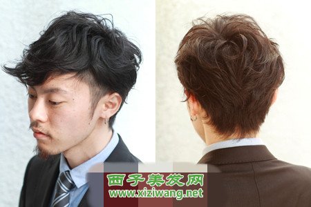 男生錫紙燙短發(fā)發(fā)型欣賞