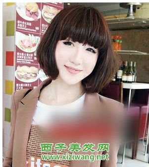 秋季女生短發(fā)燙發(fā)發(fā)型圖