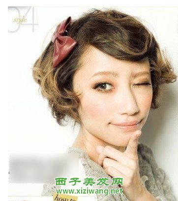 最新女生燙發發型圖片
