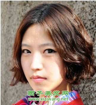 韓式短發(fā)燙發(fā)發(fā)型變成可愛(ài)女生