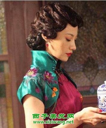 旗袍秀短發怎么弄造型好看旗袍短發發型效果圖