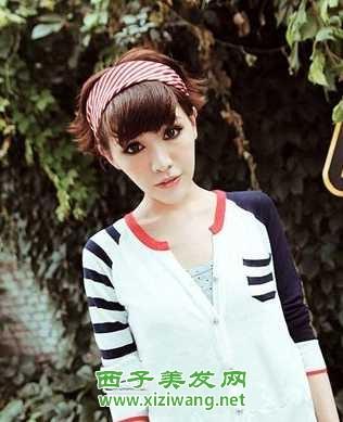 女生好看的春秋季短發發型,充滿活力時尚女孩短發