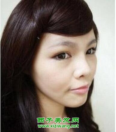 齊劉海怎么梳上去好看