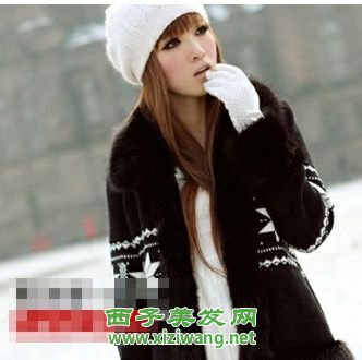 青春女生離子燙發(fā)型圖片
