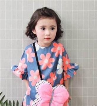 女童卷發發型圖片示范小女孩如何扎卷發好看