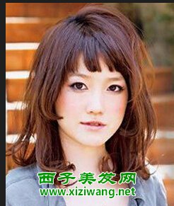 夏季超短齊劉海發型日系齊劉海可愛減齡