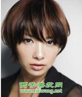 2022胖女生短發發型設計圖片