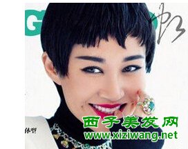 參差不齊的女生劉海圖片絕對潮爆個性