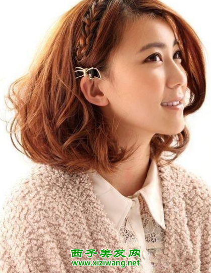 女生中短發(fā)卷發(fā)發(fā)型圖片打造潮流時尚感覺