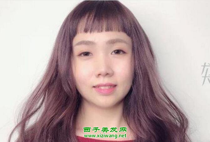 日系眉上劉海短發發型圖片眉上劉海短發好看嗎