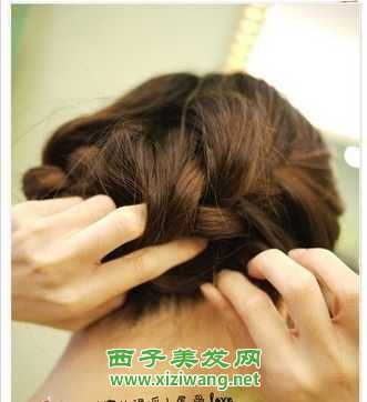 潮人齊肩短發怎么扎好看