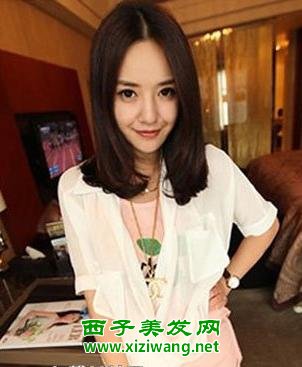 2022潮流日系中長發燙發圖片