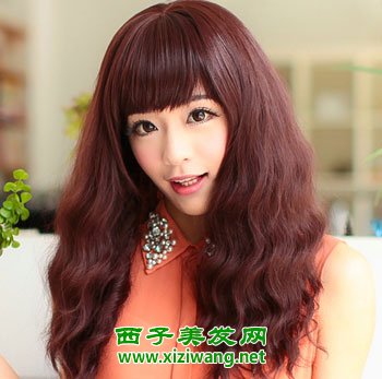 圓臉女生長發燙發發型圖片要小臉可不要錯過這款