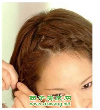 韓式短頭發造型方法步驟