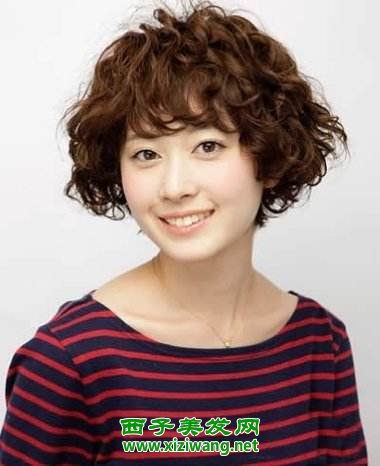 最新女生短發燙小卷發型可愛魅力人人愛