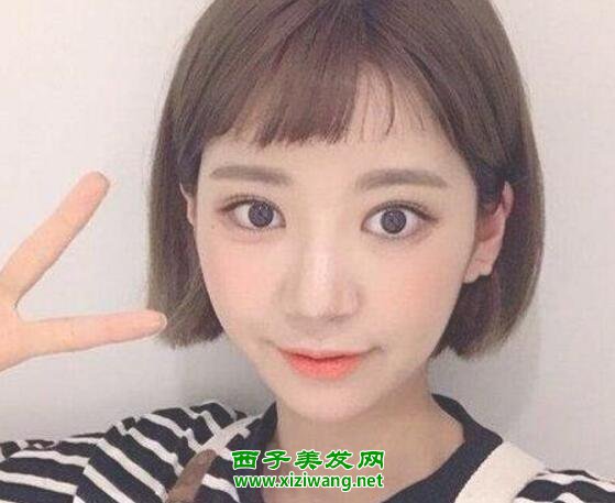 女生二次元劉海短發發型圖片二次元劉海短發就這樣迷人