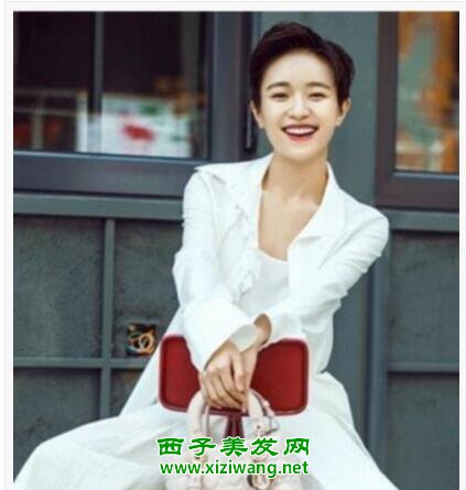 女明星冬季短發發型圖片示范女生扎什么短發好看