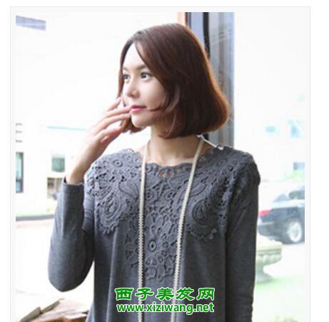 適合孕婦冬季的短發(fā)發(fā)型圖片好看孕婦短發(fā)發(fā)型原來這樣扎