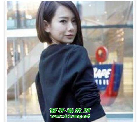 女生美麗短發圖片示范美麗短發如何扎迷人