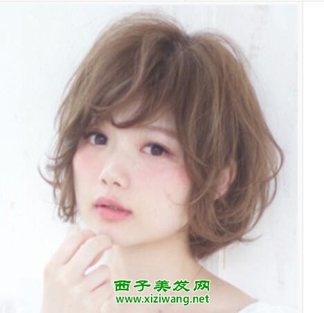 時(shí)尚女生中短發(fā)發(fā)型圖片好看中短發(fā)就這樣扎