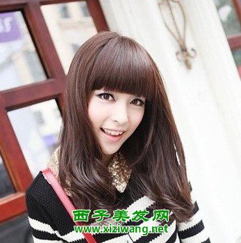 女生微卷中長(zhǎng)發(fā)燙發(fā)發(fā)型效果圖