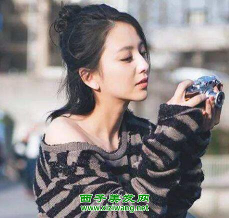 中學生中分短發怎么扎好看適合中學生的中分短發發型圖片