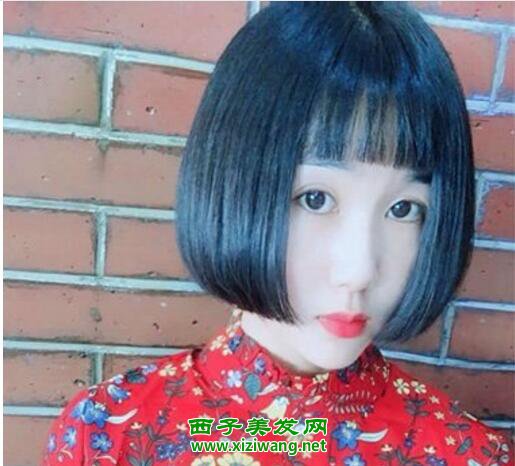 青春直發(fā)蘑菇頭短發(fā)發(fā)型直發(fā)蘑菇頭減齡又俏皮