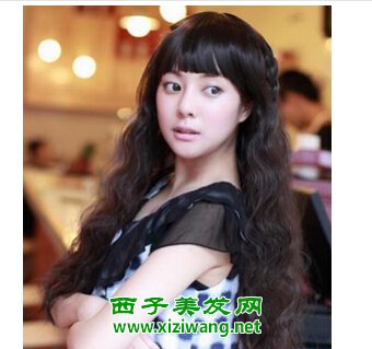 女生長發麥穗燙發型圖片變洋氣優雅淑女