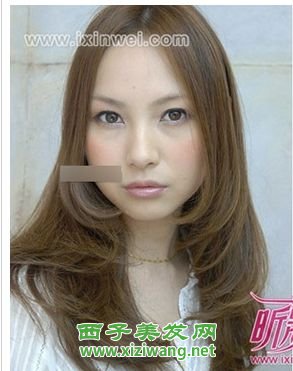 女生劉海卷發(fā)造型圖片