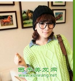 好看女生波浪卷發發型