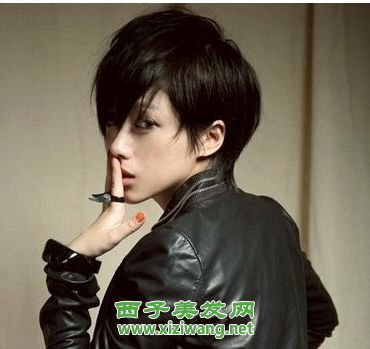 清爽短發發型設計圖片
